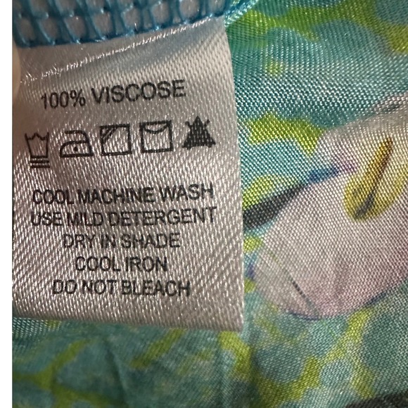 Lula Soul Floral Mixed Media Patchwork Tiered Boho Mini Dress Sz L Tropical Vaca - Picture 4 of 10